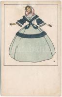 Biedermeiermode. Wiener Werkstätte No. 128. s: Urban Janke (r)