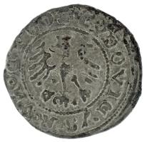 Német Államok / Szilézia / Schweidnitz 1526. 1/2gr Ag "II. Lajos" (0,77g) T:XF,VF, fordított "N" betű a "SWIEN"-ben German States / Silesia / Schweidnitz 1526. 1/2 Groschen Ag "Ludwig Jagiellon" (0,77g) C:XF,VF, inverted letter "N" in the "SWIEN"