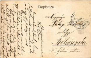 1912 Duga Resa, Dugaresa, Dugerese; Domaca tvornica predenja i tkanja pamuka (Dion. drustvo) / Hazai...