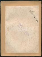 cca 1880 Smyrna, ma Izmir, fotó, sérülésekkel, 12×15,5 cm / Smyrna, Izmir, photo with faults