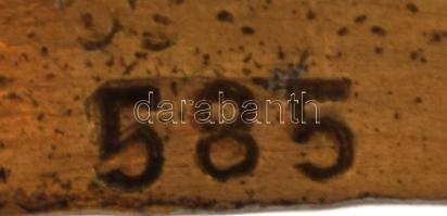 3 darab ezüst (Ag) gyűrű, kőberakással, m:53-55, bruttó 7g