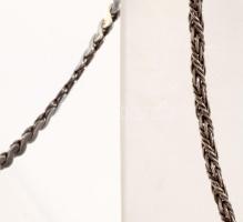 Vegyes ezüst (Ag) ékszer tétel, bruttó 53g