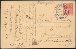 1930 Zevenaar (Hollandia), Basilides Mária (1886-1946) opera-énekesnő saját kezűleg megírt képeslapja, Rékai Nándor (1870-1943) karmester, zeneszerző részére címezve és hazaküldve