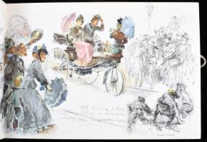 Hans Liska: Skizzenbuch Mercedes Benz. Stuttgart - Untertürkheim, 1951, Daimler-Benz AG.,(Stuttgart, Band Cannstatt, Cantz-ny.), 32 sztl. lev. Német nyelven. Gazdag képanyaggal illusztrált. Kiadói egészvászon-kötés, címlaphiánnyal.