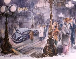 Hans Liska: Skizzenbuch Mercedes Benz. Stuttgart - Untertürkheim, 1951, Daimler-Benz AG.,(Stuttgart,...