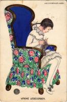 1922 Warme Liebesgaben. B.K.W.I. 364-6. s: Mela Koehler (EK)