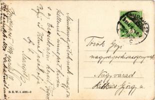 1915 Boldog Húsvéti Ünnepeket! / Easter lady. B.K.W.I. 4636-2. s: Mela Koehler (EK)