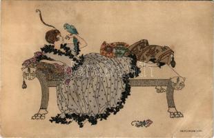 1920 Viennese Art Nouveau. M. M. Nr. 1188. s: Mela Koehler (EB)