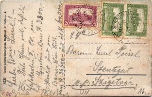 1923 Barcs, Union gőzmalom. Vasúti Levelezőlapárusítás 4131. (EK)