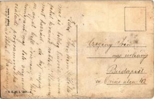 Boldog Húsvéti Ünnepeket! / Easter greeting art postcard. B.K.W.I. 4691-6. s: Mela Koehler (ázott sa...