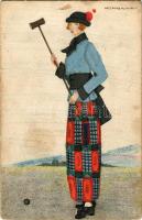 1918 Croquet Mode. B.K.W.I. 187-6. s: Mela Koehler (fl)