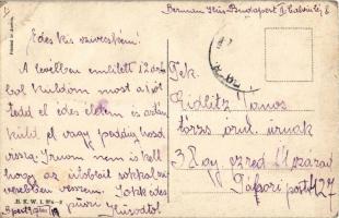 1917 Mode. B.K.W.I. 384-2. s: Mela Koehler (gyűrődések / creases)