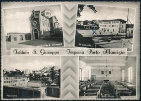 1958 Puskás Ferenc (1927-2006) autográf aláírása Olaszországból hazaküldött képeslapon