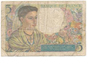 Franciaország 1943. 5Fr "C.62 61302" T:VG kis szakadások
France 1943. 5 Francs "C.62...