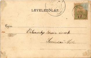 1902 Sajógömör, Sajó-Gömör, Gemer; Szentiványi kastély és polgári iskola, Evangélikus templom. Sréte...