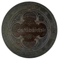 Ukrajna / Csernovic 1886. "Csernovic Kiállítás Érdemérem" kétoldalas bronz emlékérem. Szig...