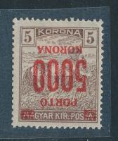 1924 Kisegítő portó 5000K/5K fordított felülnyomattal