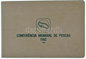 Portugália 1984. 250Esc Cu-Ni "FAO - Halászati világkonferencia" dísztokban, tanúsítvánnya...