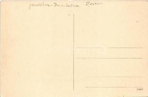 Dénesd, Schildern, Jánosíková (Dénesdtorcsmisérd, Dunajská Luzná); Római katolikus iskola, Hosszú ut...