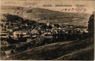 1923 Gölnicbánya, Göllnitz, Gelnica; látkép / general view (fl)