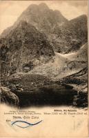 1900 Tátra, Magas-Tátra, Vysoké Tatry; Bibircs és Kis-Viszóka / Warze, Kl. Viszoke / mountain peaks. Verlag C. Schröter, Lichtdruck A. Fabian &amp; Comp. (EB)