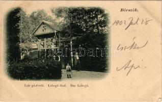 1902 Borszék, Borsec; Lobogó-fürdő / spa, bathhouse (EK)
