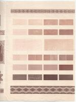 Horváth Endre (1896-1954) festőművész és grafikus különböző munkáinak rézmetszet tervei hajtott lapo...