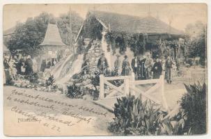 1908 Félixfürdő, Baile Felix; Bálint-forrás. Sebő Imre kiadása / spa, mineral spring source (ázott / wet damage)