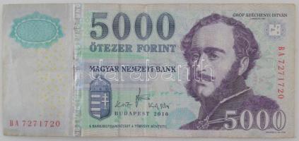 2010. 5000Ft "BA 7271720" T:F Adamo F57D
