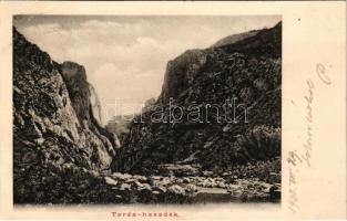1903 Tordai-hasadék, Cheile Turzii, Torda, Turda; Torda-hasadék / mountain pass, gorge