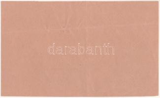 1841. 100G Formuláre barackszínű papíron, egyoldalas T:F / Hungaryr 1841. 100 Gulden formulare on pe...