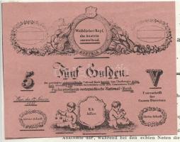 1841. 5G Formulare barackszínű papíron, a hozzá tartozó rendelettel T:AU,XF a rendeleten egy függőle...