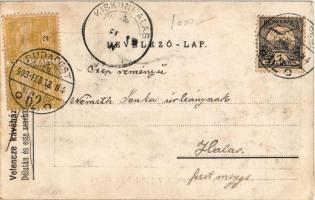 1903 Budapest VII. Velence kávéház, "Ladi Ladi Lom" Tatai Bús Feri a Velencze kávéházban (...