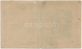 1918. 200K "B 1029 *014937" hullámos hátlappal, a középső függőleges hajtás mentén alul és...