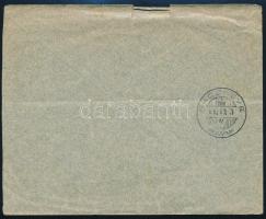 1900 5kr + Turul 2 x 5f + 25f kicsit kifakult távolsági ajánlott levélen