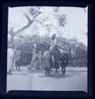 cca 1940 5 db II. világháborús mozgalmas katonai fotó negatív. 9x6 cm