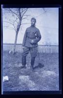 cca 1940 5 db II. világháborús mozgalmas katonai fotó negatív. 9x6 cm