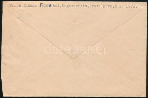 1945 Tábori posta levél tartalommal / Field post cover with content "M.KIR. 1/11. HONVÉD HARCKO...