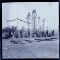 cca 1950 Vadászat 3 db fotó negatív 6x6 cm