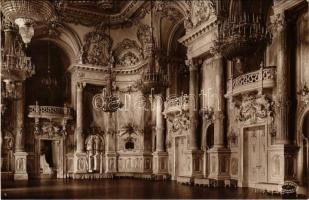Budapest I. Királyi palota, márványterem, belső. Csiky Foto