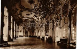 Budapest I. Királyi palota, trónterem, belső. Csiky Fotó