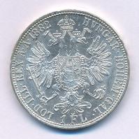 Ausztria 1882. 1Fl Ag "Ferenc József" kapszulában T:XF Austria 1882. 1 Florin Ag "Franz Joseph" in capsule C:XF Krause KM#2222