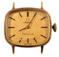 Omega női karóra. Mechanikus, szervizelendő (mutatója nem mozog), 20x25 mm, szíj nélkül.