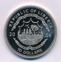 Libéria 2006. 10$ "Szabadság pillanatai - Normandiai partraszállás 1944.6.6." multicolor T...