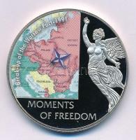 Libéria 2006. 10$ "Szabadság pillanatai - A Varsói Szerződés felbontása 1991." multicolor ...