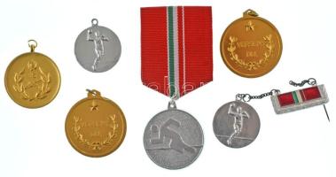 Vegyes, 6db-os magyar emlékérem / díjérem tétel, mindegyik füllel T:XF,VF, közte egy sérült Mixed, 6pcs Hungarian commemorative medallion / award medal lot, all with ear C:XF,VF, including one damaged
