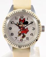 Walt Disney óra, francia, mechanikus, működik, d: 3 cm