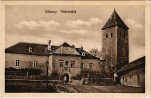 Kőszeg, várrészlet. Róth Jenő kiadása (EK)