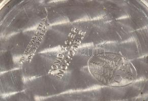 Dubois karóra, mechanikus, másodperc segédkörrel, bőr szíjjal, működik, karcokkal, d: 32mm