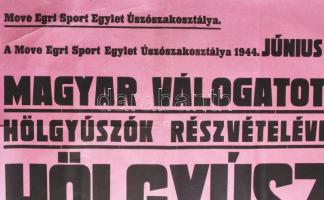 1944 Országos Hölgyúszóverseny és Csepel-MESE vízipólómérkőzés, Move Egri Sport Egylet Úszószakosztá...